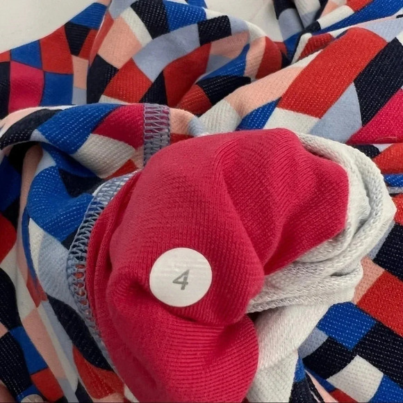 Lululemon Wunder Under Capoeira Multi Color Leggings High Waisted Size 4 - Picture 11 of 13